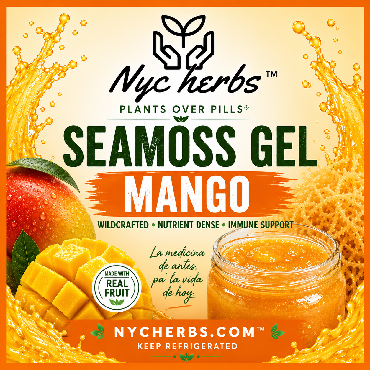 Seamoss Gel Mango