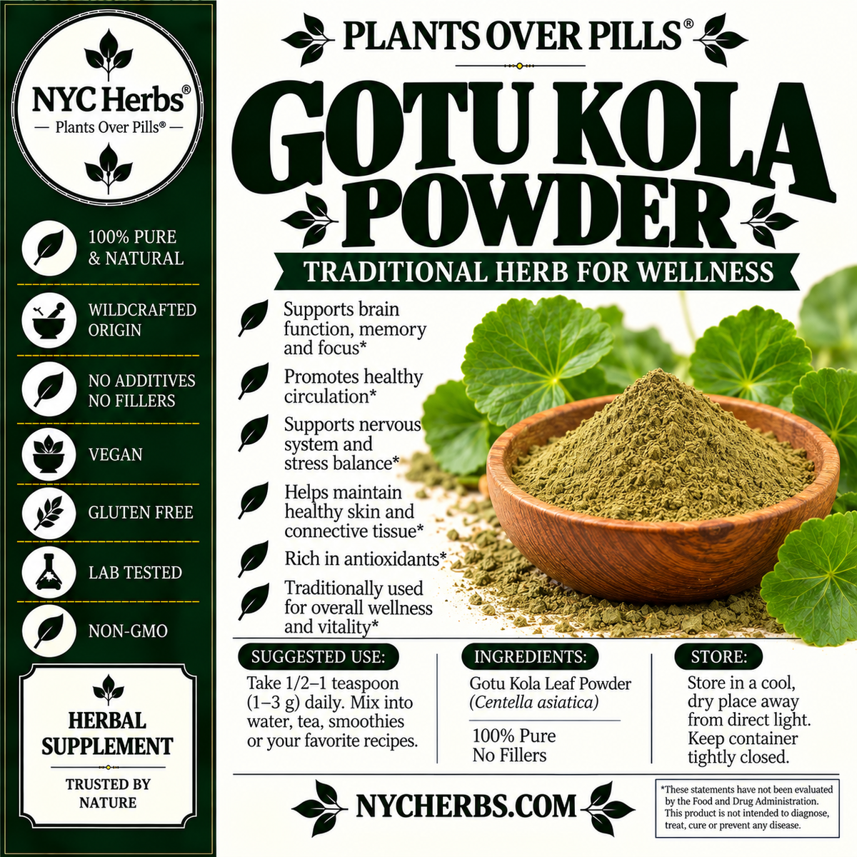 Gotu Kola Powder