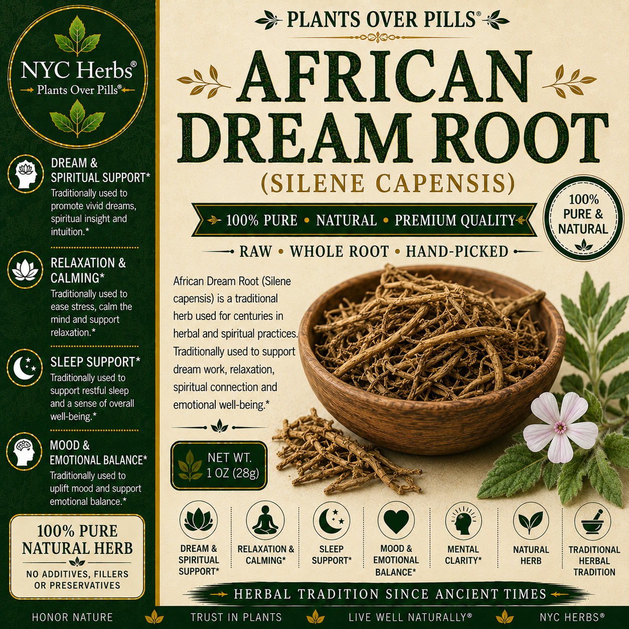 African Dream Root | Lucid Dreaming & Spiritual Clarity