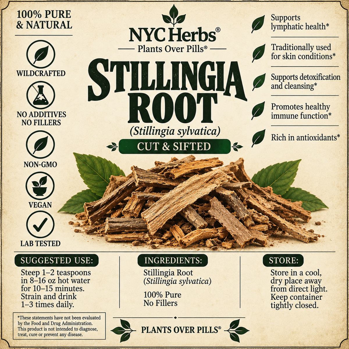 Stillingia Root (Stillingia sylvatica)