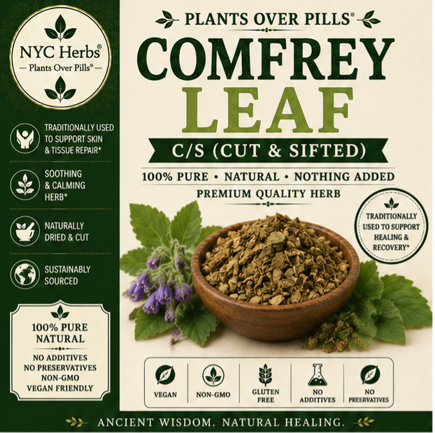 Comfrey Leaf c/s | Tissue Repair & Bone Support