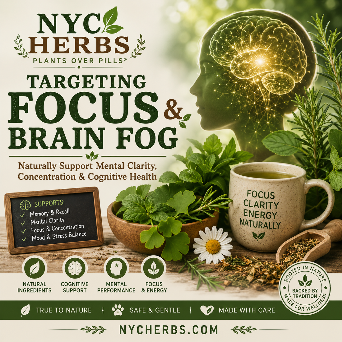 Targeting Focus & Brain Fog