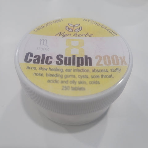 Calcium Sulfate #8 (Calc Sulph 200X)
