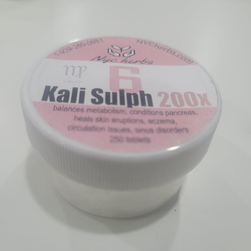 Potassium Sulfate #6 (Kali Sulph 200x)