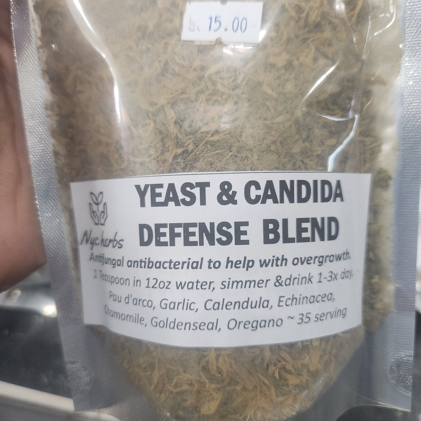 Yeast and candida defense blend