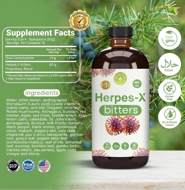 Herpes-x Bitters - 16oz bottle