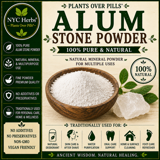 Alum Stone Powder | Natural Astringent & Skin Protector