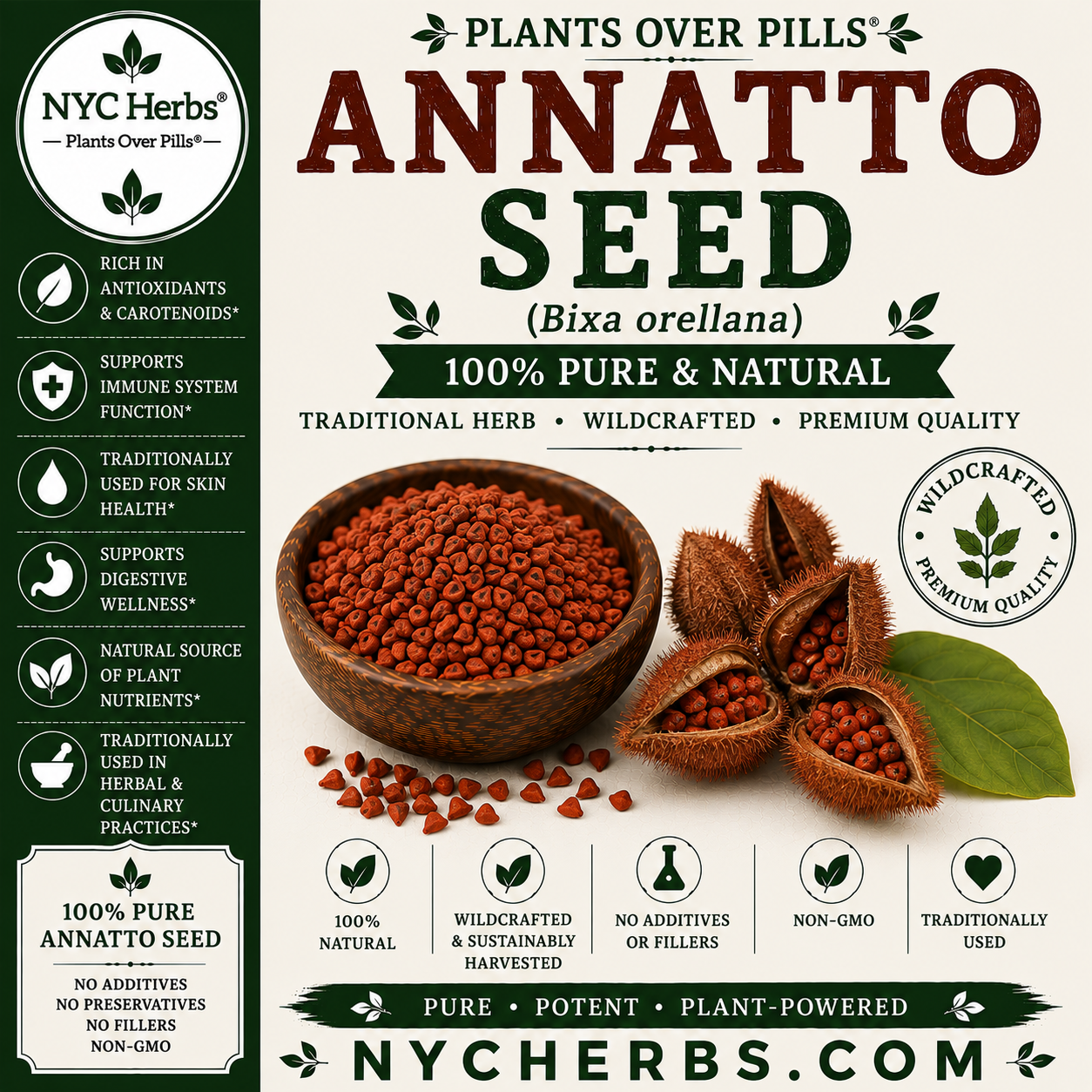 Annatto Seed | Natural Color & Antioxidant Support
