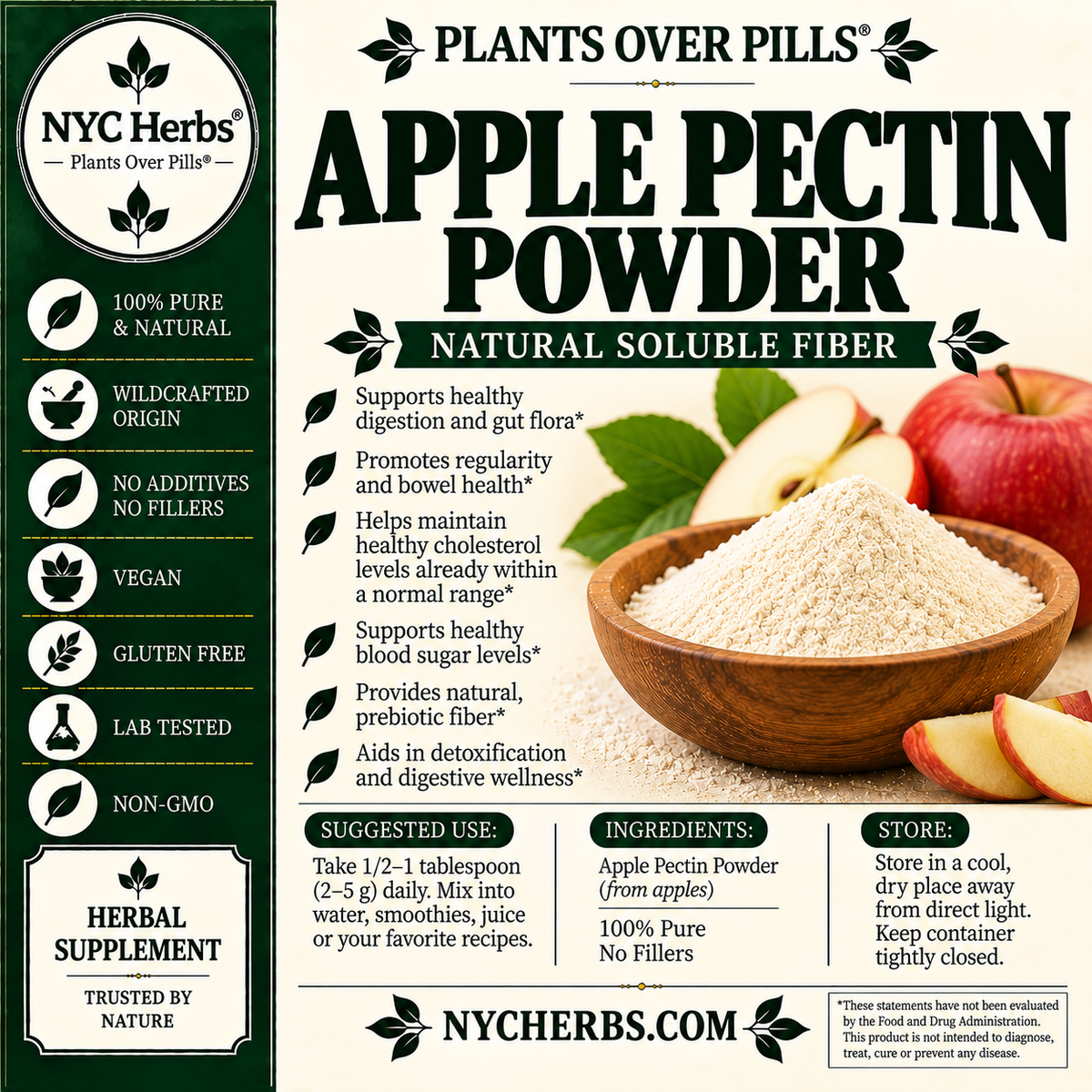 Apple Pectin Powder 4oz