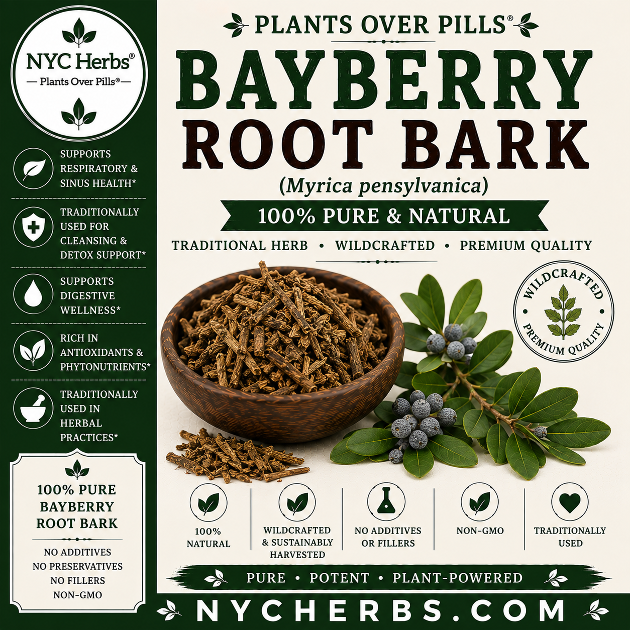 Bayberry Root Bark