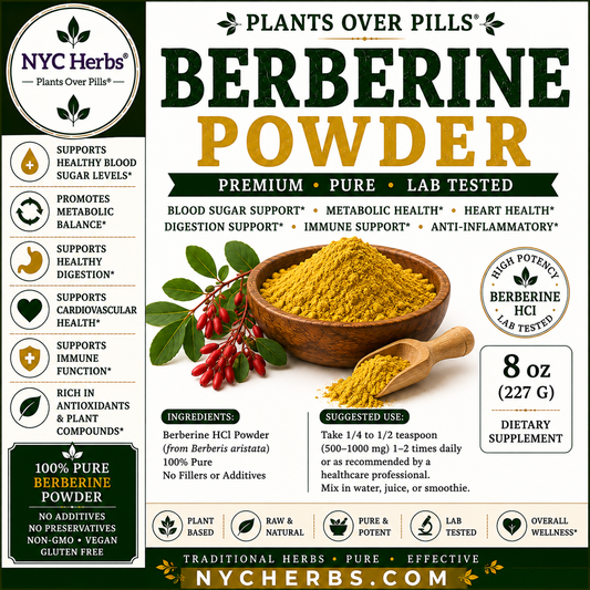Berberine Powder | Blood Sugar Balance & Metabolic Support