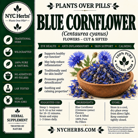 Blue Cornflower | Eye, Skin & Lymphatic Support