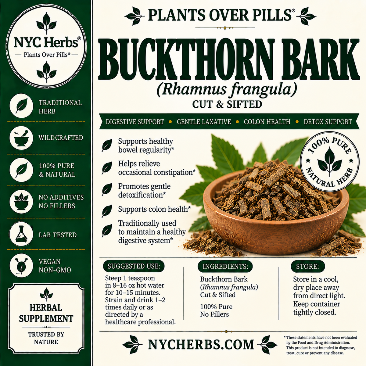 Buckthorn Bark