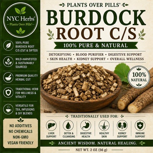 Burdock Root c/s | Skin Clarity & Blood Purifier