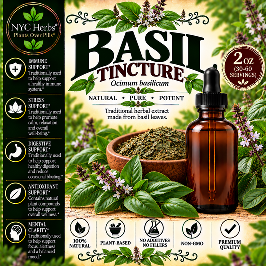 Basil Tincture (30-60 servings)