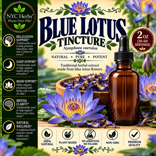Blue Lotus Tincture (30-60 servings)