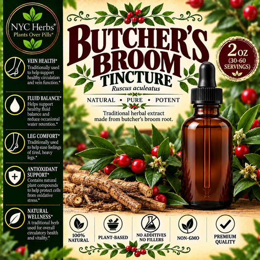 Butchers Broom Tincture (30-60 servings)