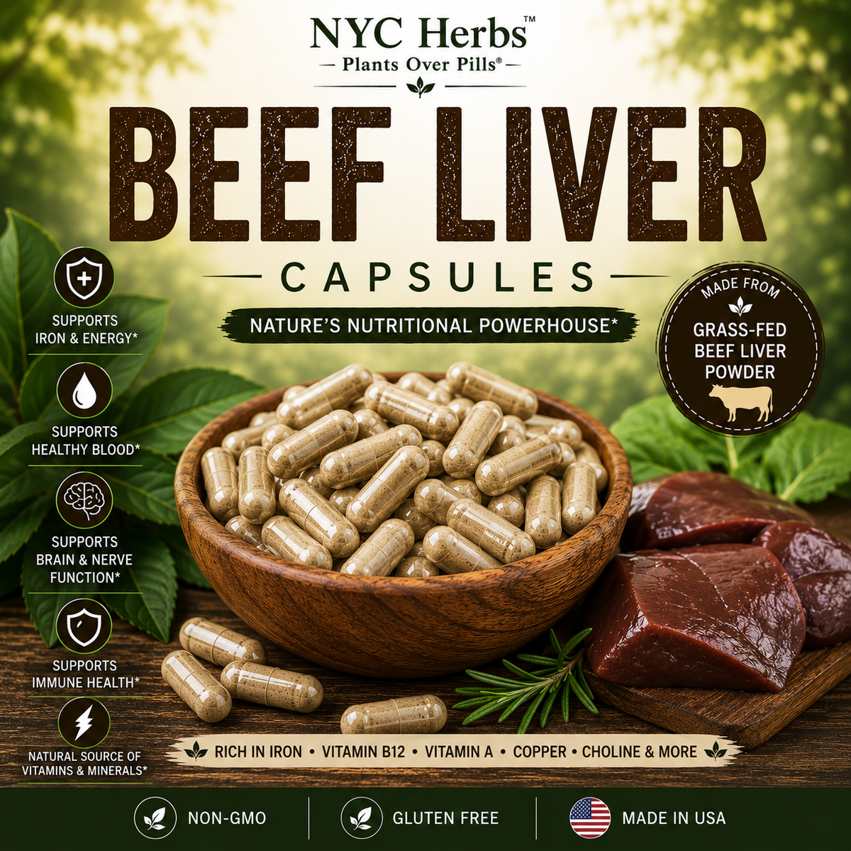 Beef Liver Capsules