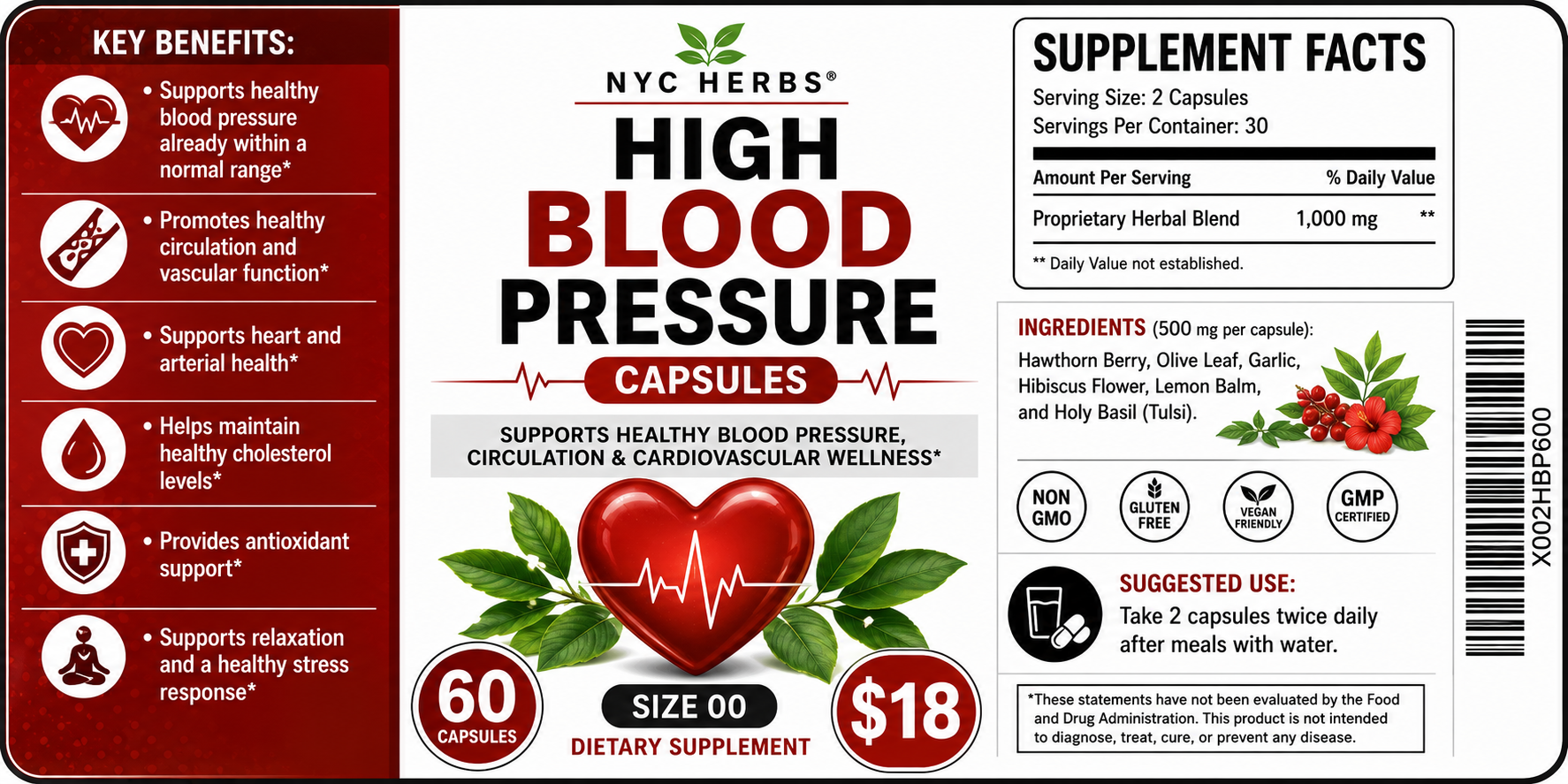 High Blood Pressure Capsules