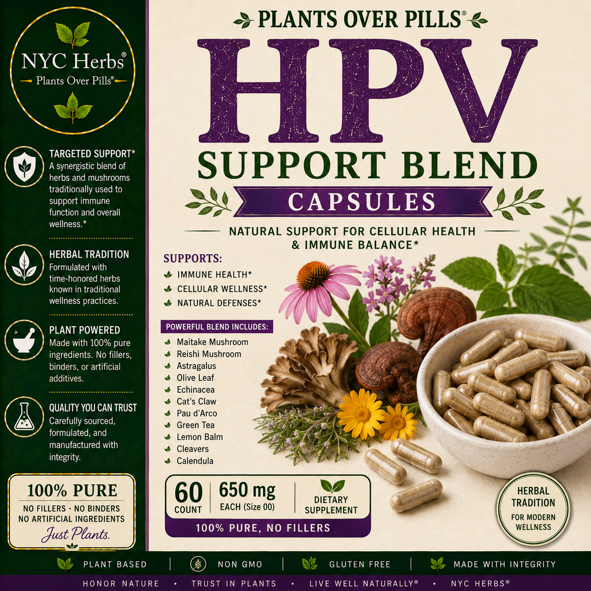 HPV Support Blend Capsules