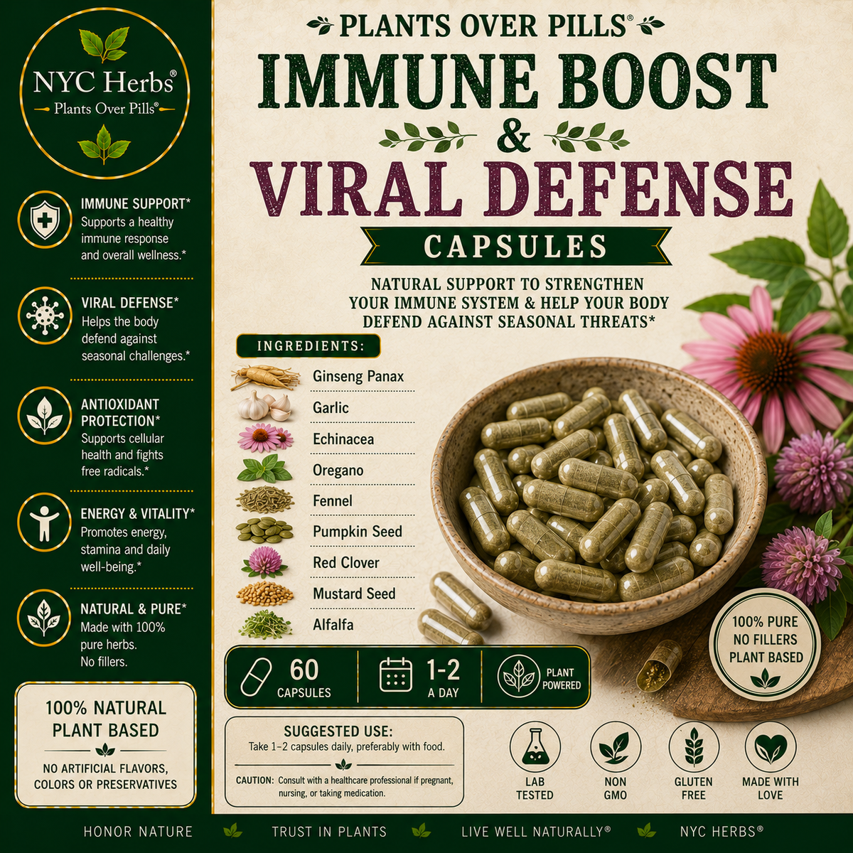 Immune Boost & Viral Defense Capsules
