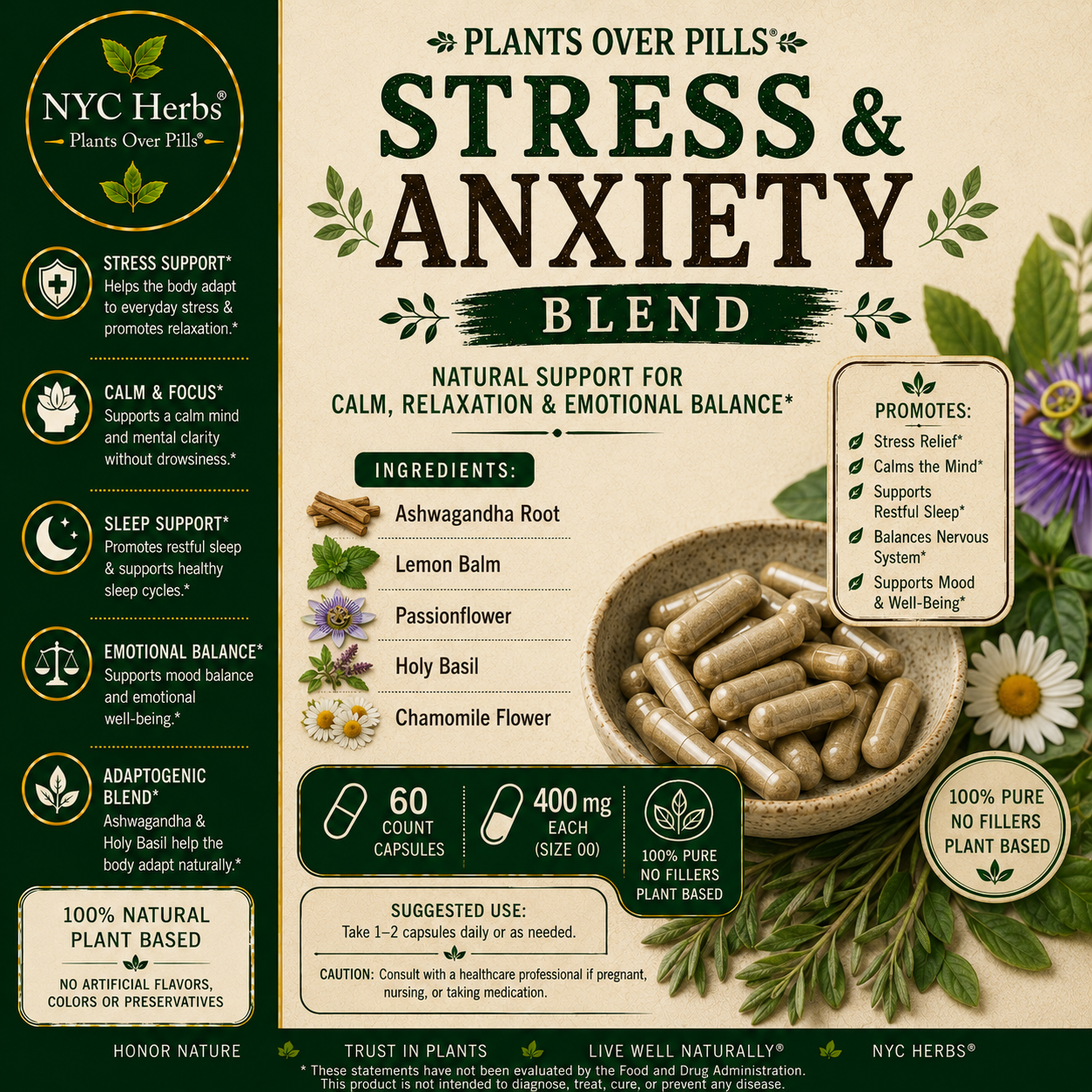 Stress and Anxiety Capsules