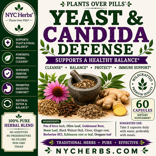Yeast and candida defense Capsules - 60 Count