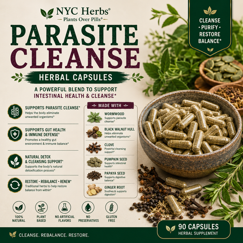 Parasite Cleanse Capsules | Gut Balance & Whole-Body Detox (Copy)