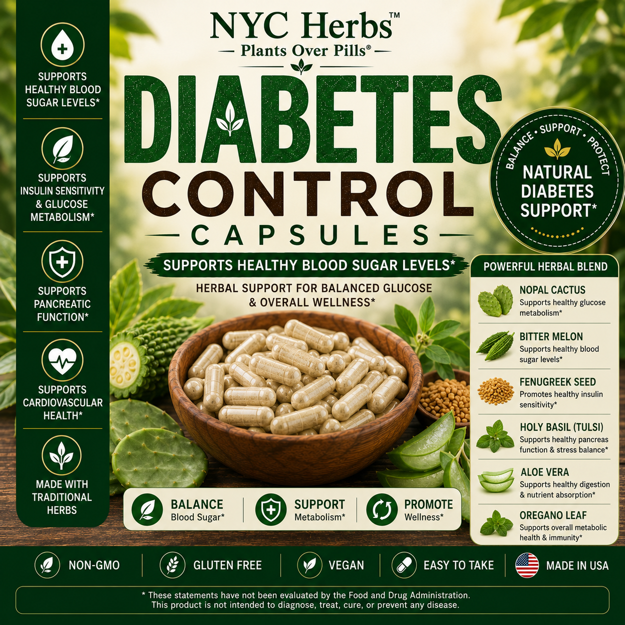 Diabetes Control Capsules