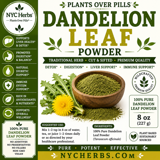 Dandelion Leaf Powder | Alkalizing Balance & Gentle Cleansing