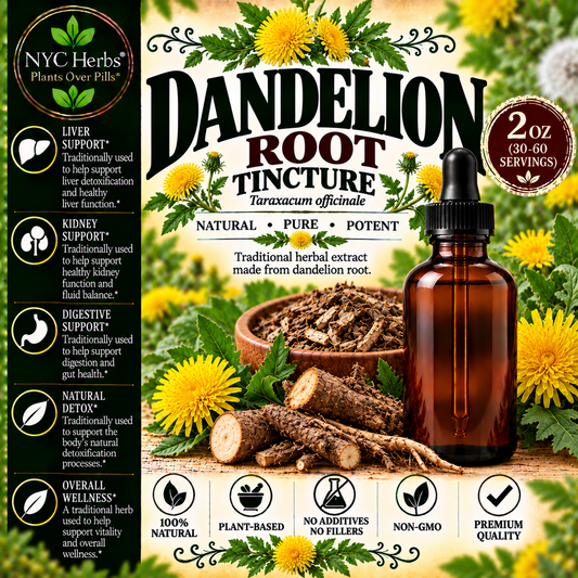 Dandelion Root Tincture (30-60 servings)