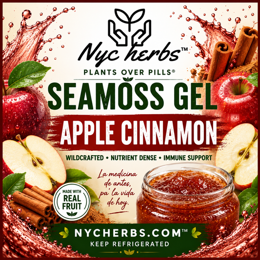 Seamoss Gel Apple Cinnamon