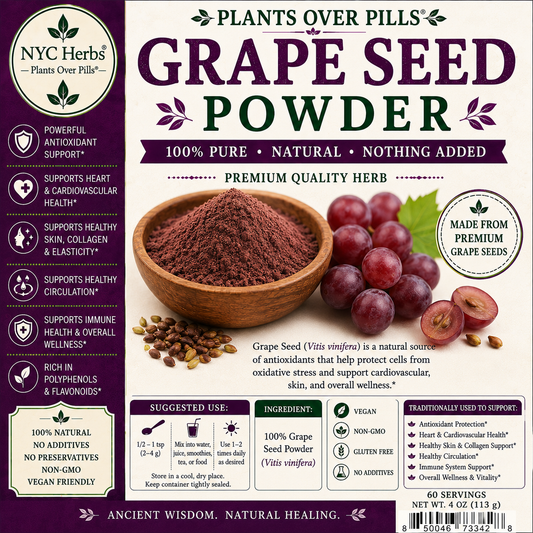 Grape Seed Powder | Antioxidant Defense & Circulatory Support
