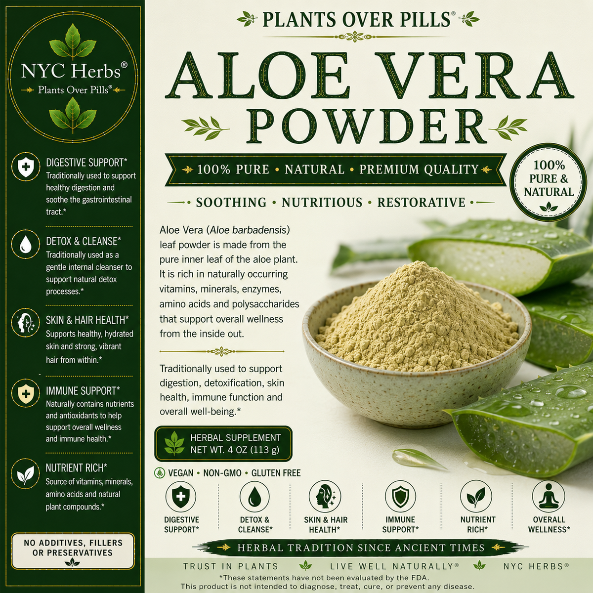 Aloe Vera | Inner Cleanse & Skin Nourishment
