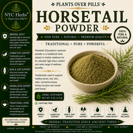 Horsetail Herb Powder | Hair, Skin & Bone Support