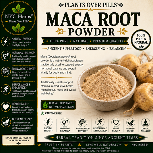 Maca Root Capsules | Energy, Hormone Balance & Vitality