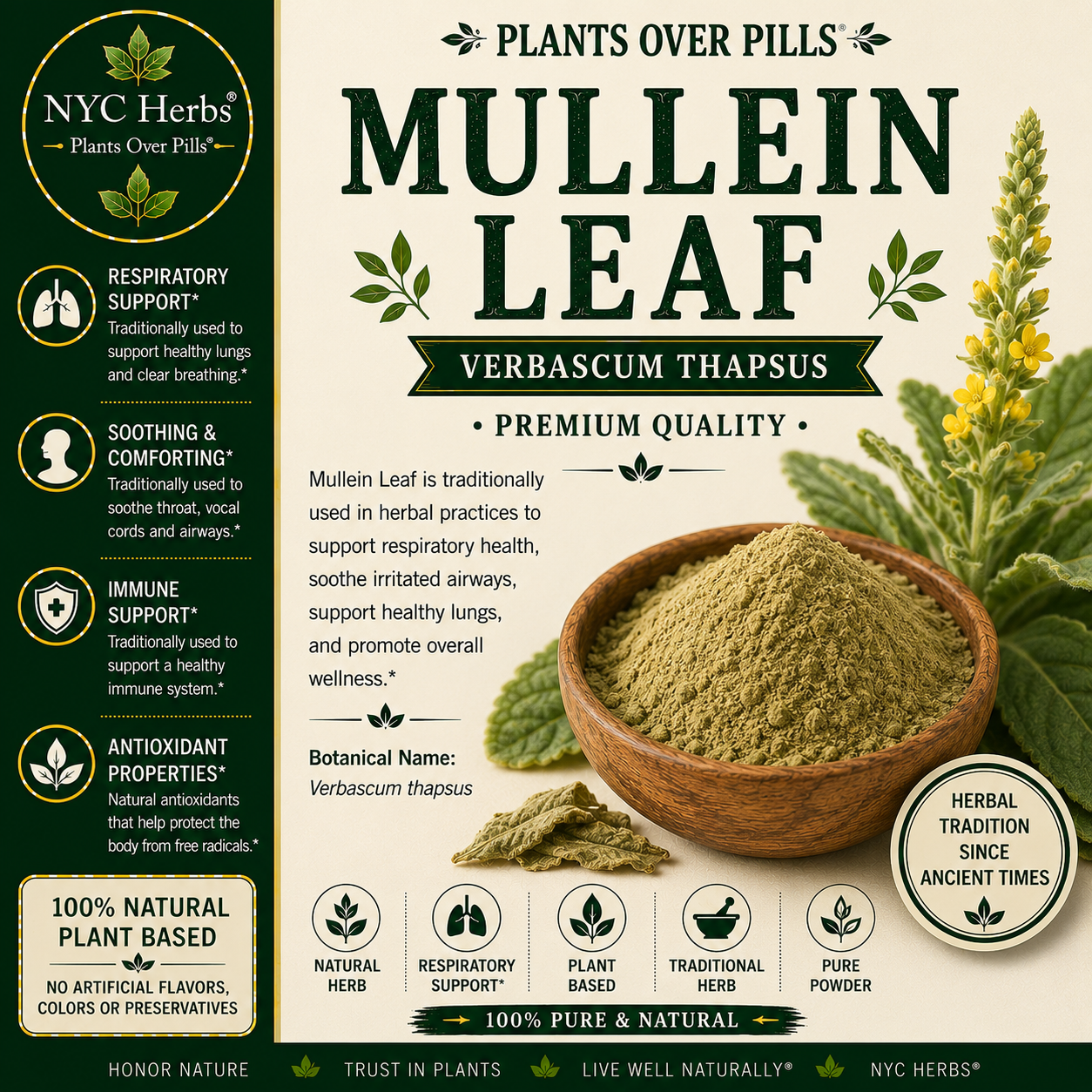 Mullein Leaf Powder