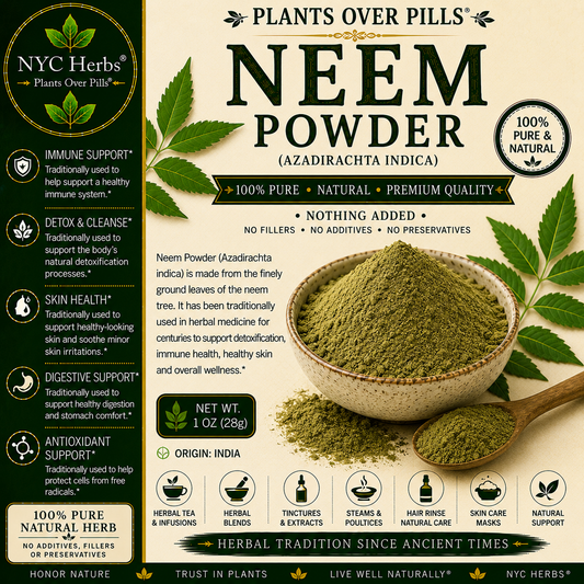 Neem Leaf Powder | Skin Cleanse & Blood Purifier