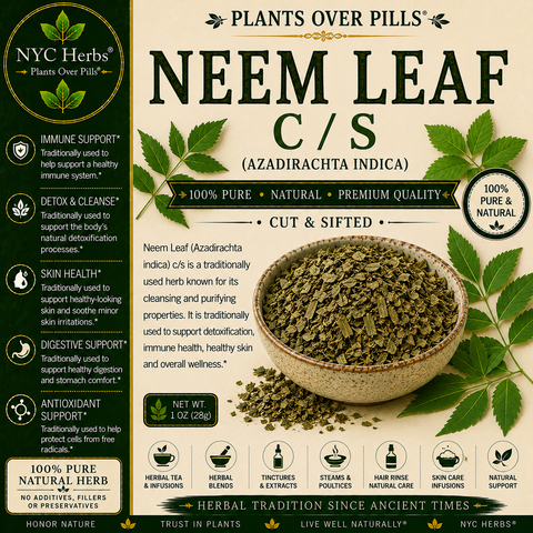 Neem Leaf c/s | Skin Cleanse & Blood Purifier