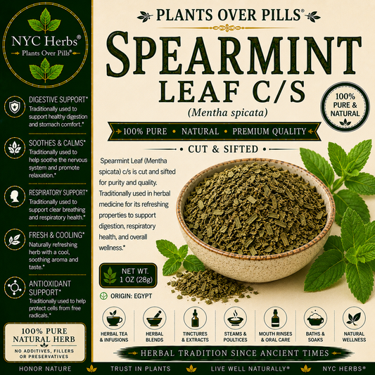 Spearmint Leaf c/s | Digestion, Clarity & Hormonal Balance