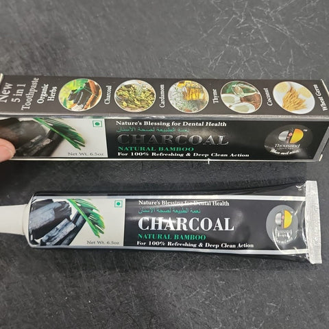 Charcoal toothpaste