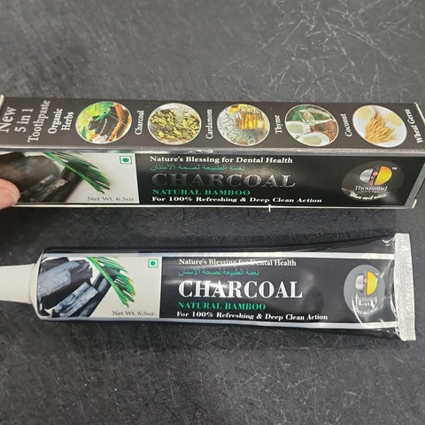 Charcoal toothpaste