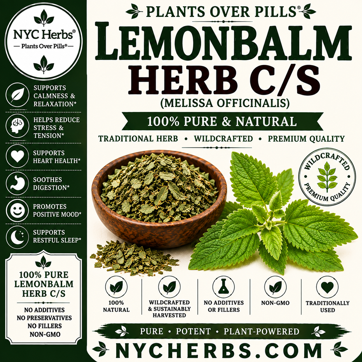 Lemonbalm herb c/s