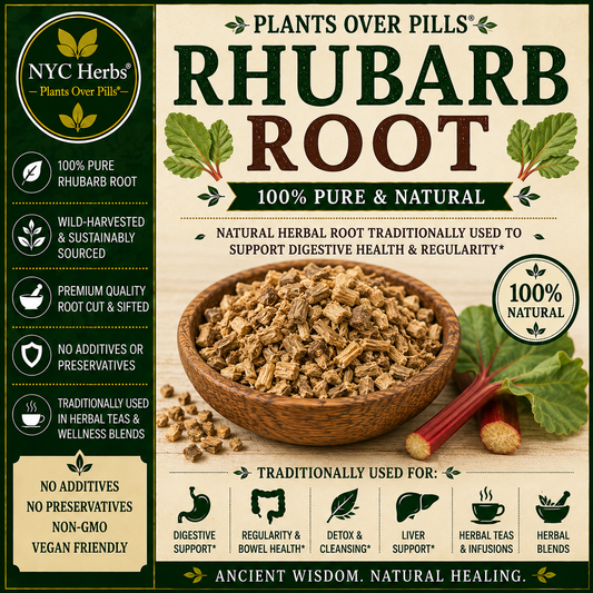 Rhubarb Root c/s | Digestive Cleanse & Liver Support