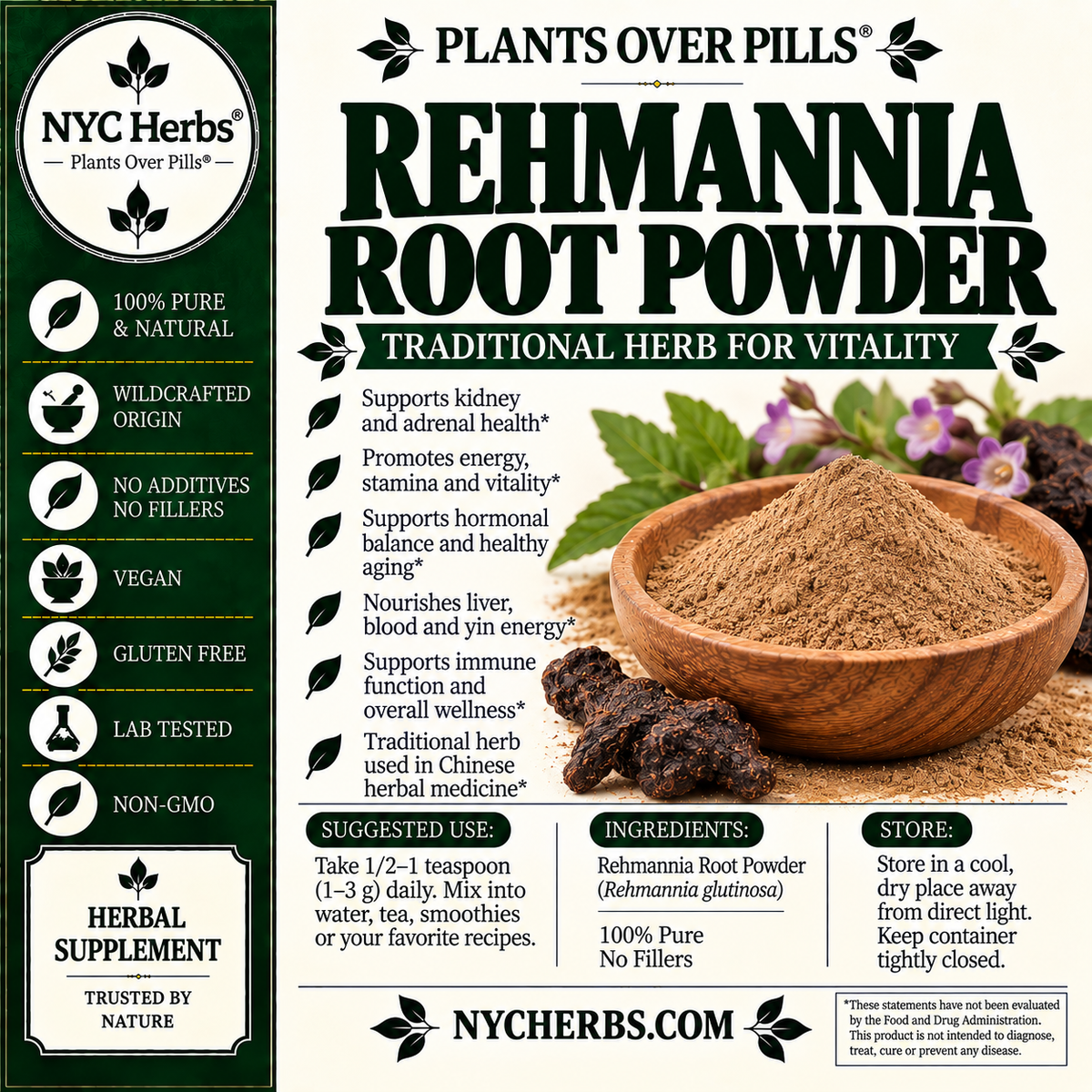 Rehmannia Root powder