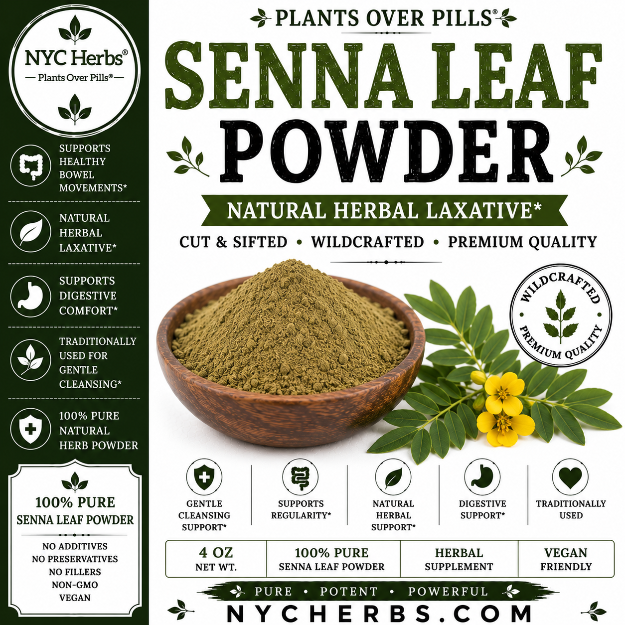 Senna Leaf Powder