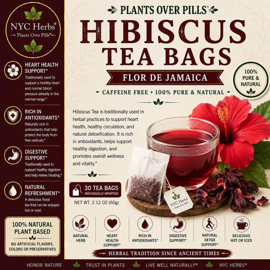 Hibiscus Flower Tea Bags | Heart Health & Cooling Vitality (Copy)