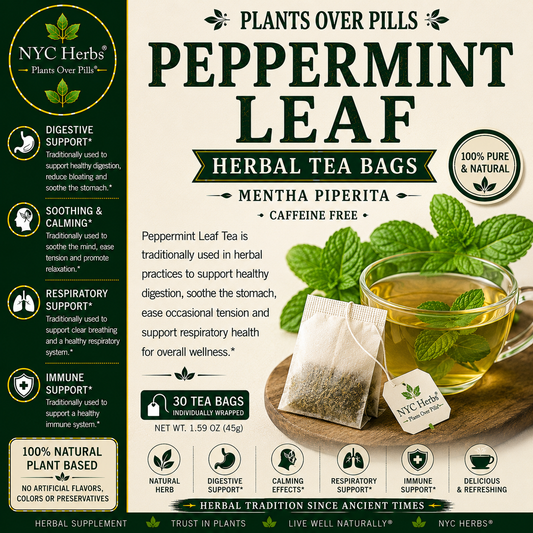 Peppermint Leaf Tea Bags