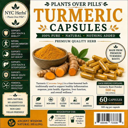 Turmeric Root Capsules | Golden Anti-Inflammatory & Joint Support