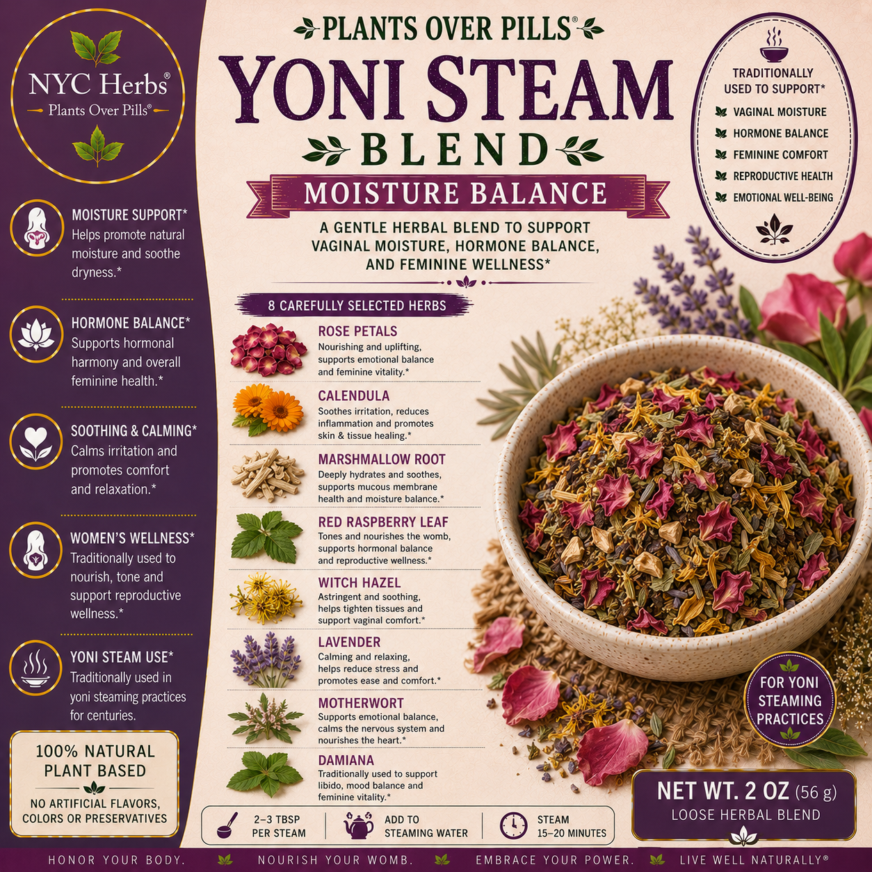 Yoni Steam Blend | Moisture Balance
